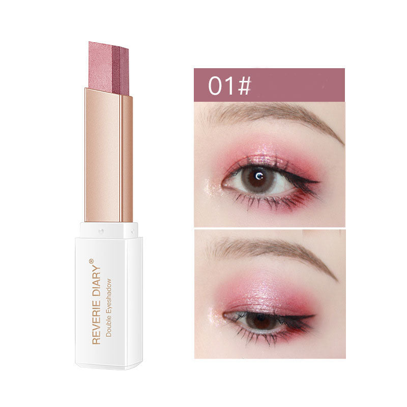 Lazy Eyeshadow Stick Stereo Gradient Shimmer Double Color