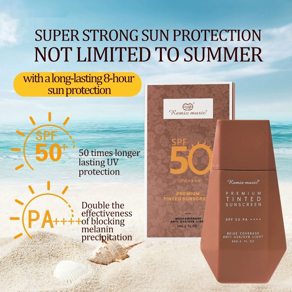 Tinted SPF50 Face Protection UV Protection