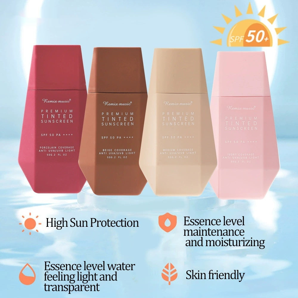 Tinted SPF50 Face Protection UV Protection
