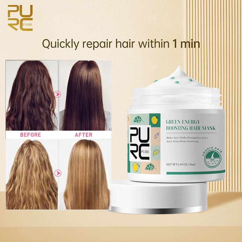Repair Hair Mask Green Keratin For Treatment Hair