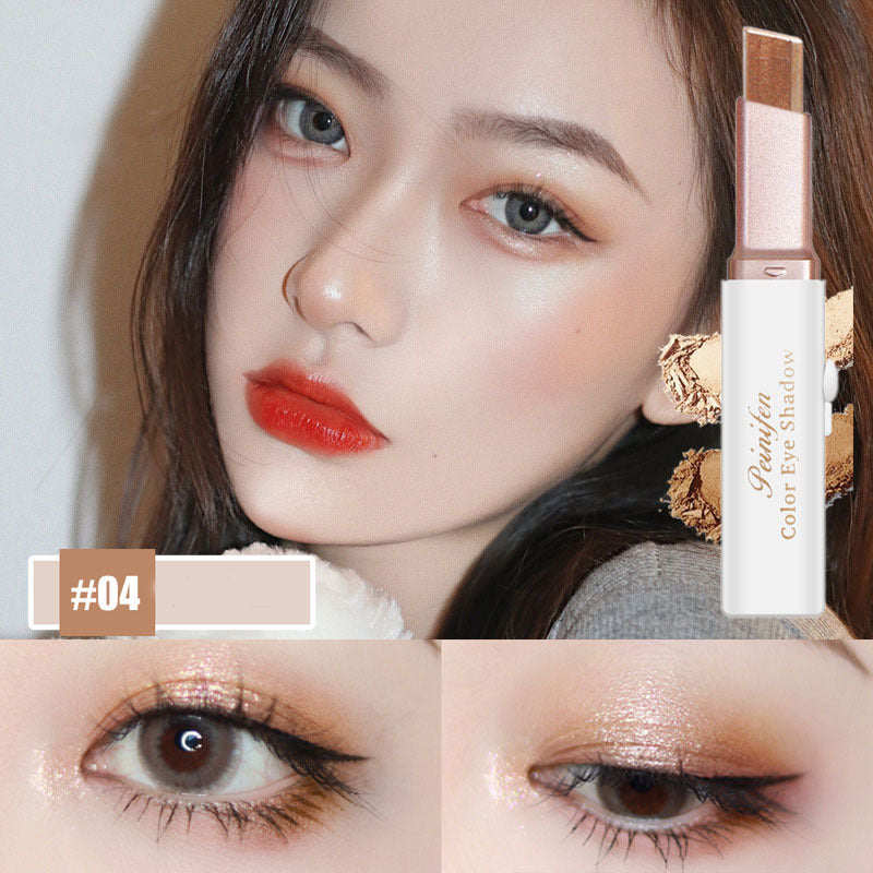 Lazy Eyeshadow Stick Stereo Gradient Shimmer Double Color