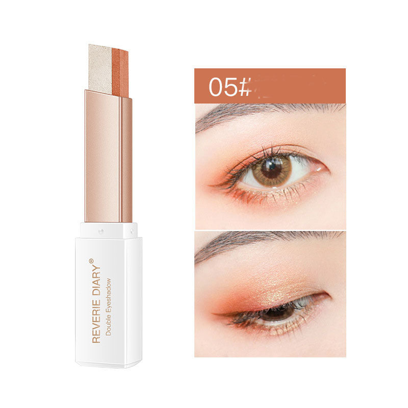 Lazy Eyeshadow Stick Stereo Gradient Shimmer Double Color