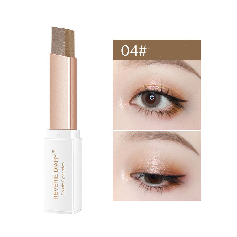 Lazy Eyeshadow Stick Stereo Gradient Shimmer Double Color