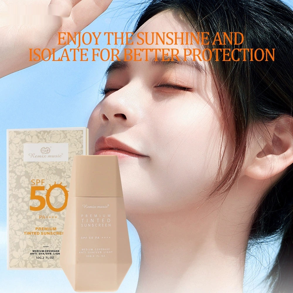 Tinted SPF50 Face Protection UV Protection
