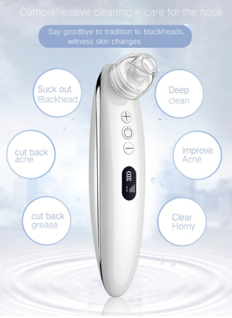 Electric Blackhead Suction Device Facial Acne Suction Blackhead Pore Cleansing