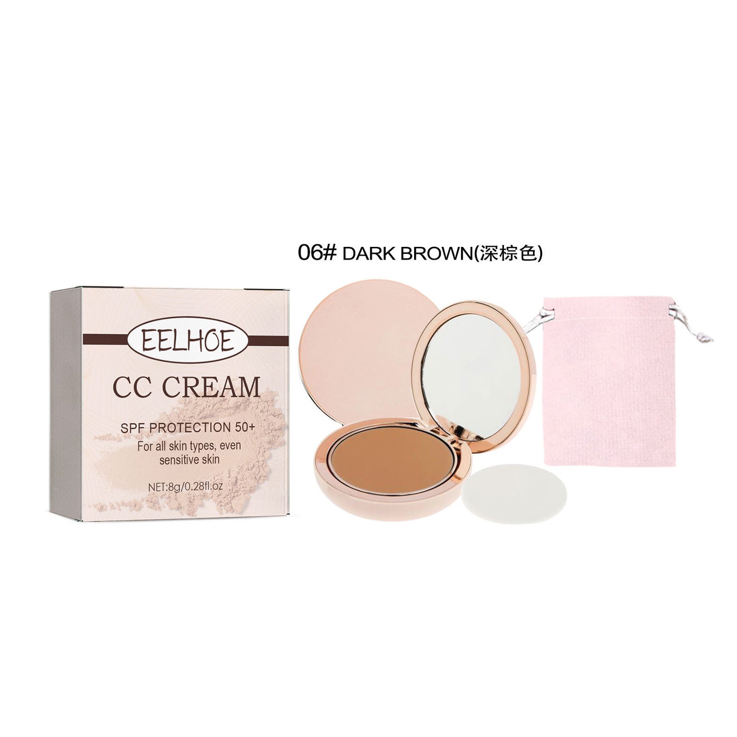 Skin Protection Lightweight  Natural Concealing And Setting Makeup Powder