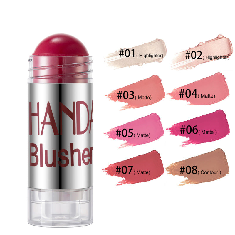 Cheek Blusher Shimmer Blush Stick Face