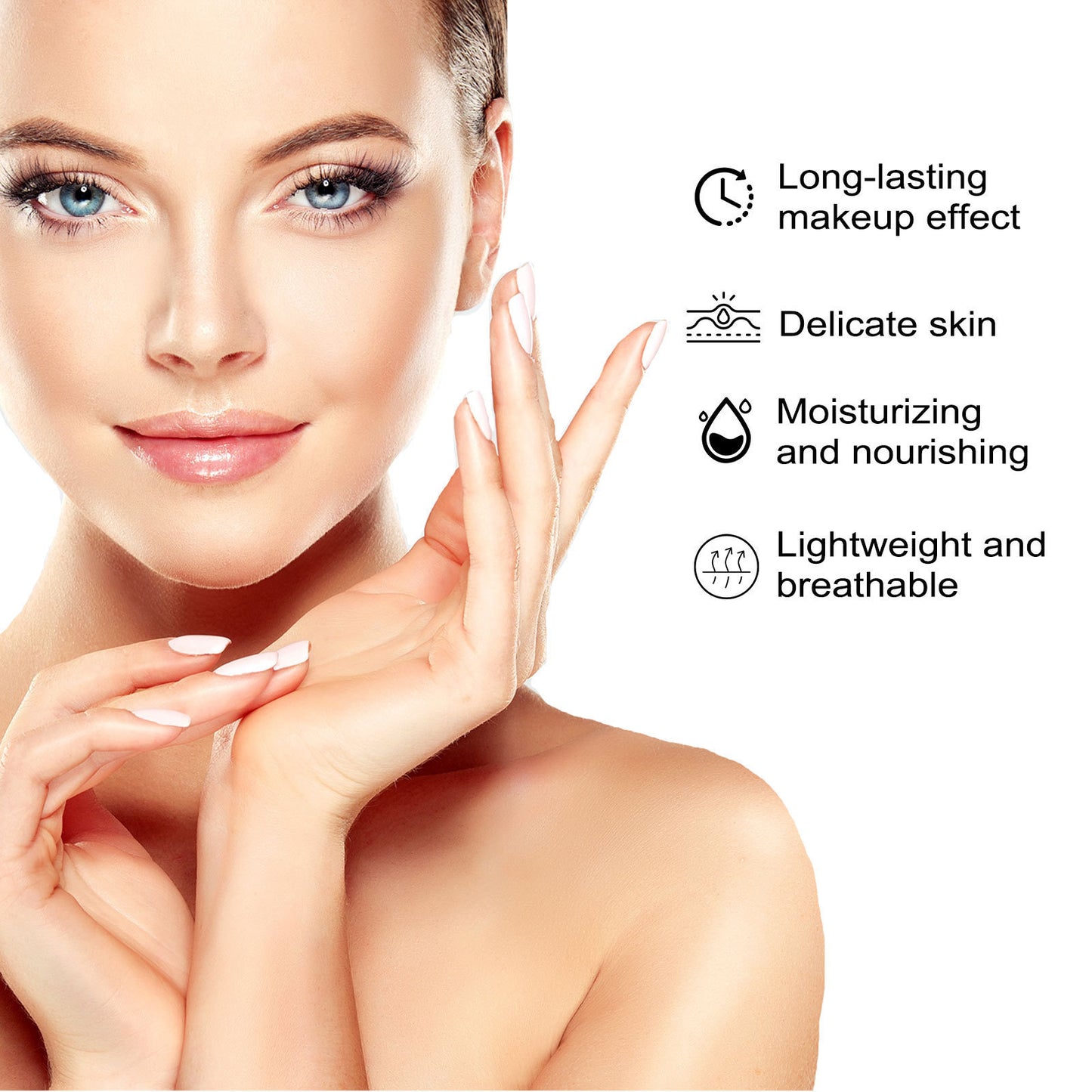 Skin Protection Lightweight  Natural Concealing And Setting Makeup Powder