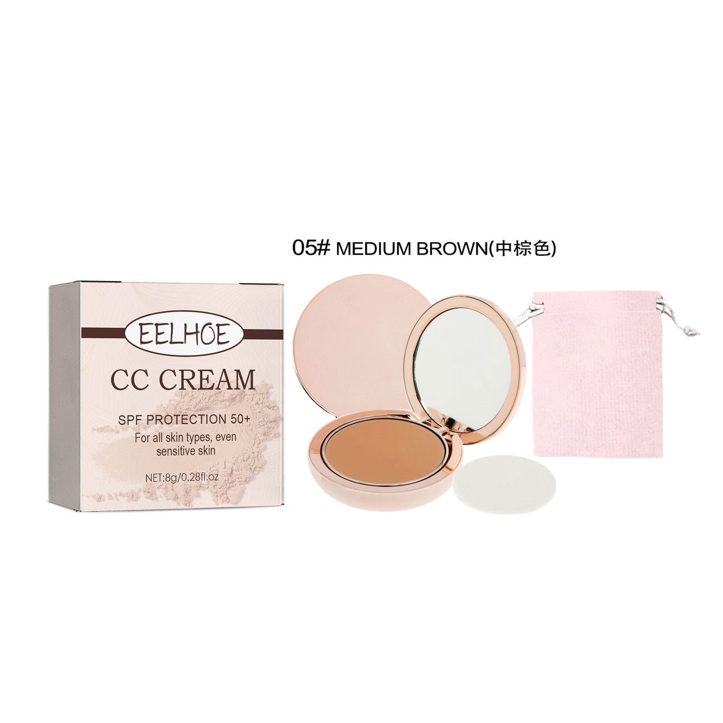 Skin Protection Lightweight  Natural Concealing And Setting Makeup Powder
